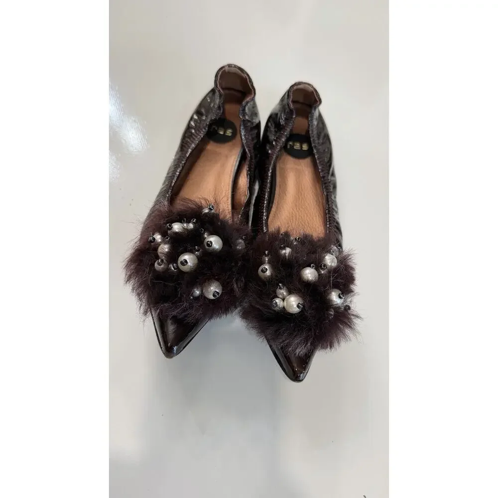 Ras Ballet Flats EUR 38 Bordeaux